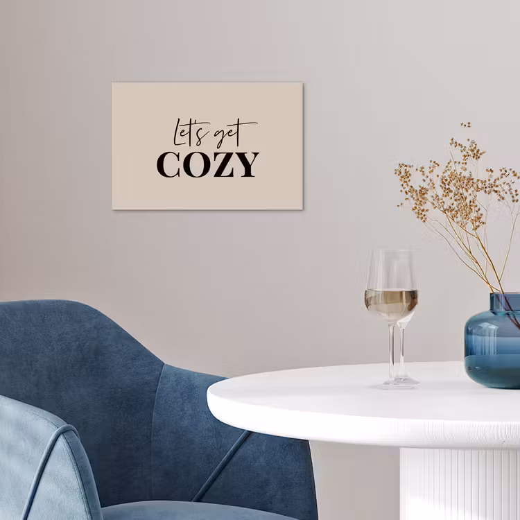 Poster - Beige - Winter - Quote - Cozy — 4