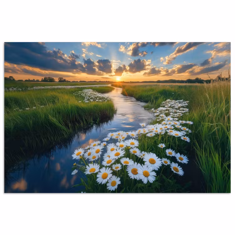 Poster - Beekje - Landschap - Margriet — 1