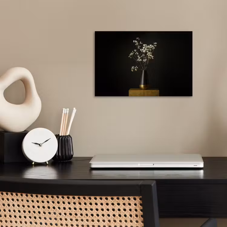 Poster - Bloembollen - Wit - Vaas - Minimalistisch — 2