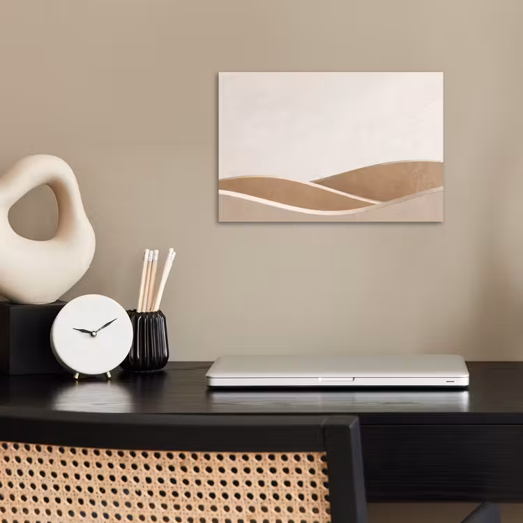 Poster - Abstract - Golven - Modern - Beige — 2