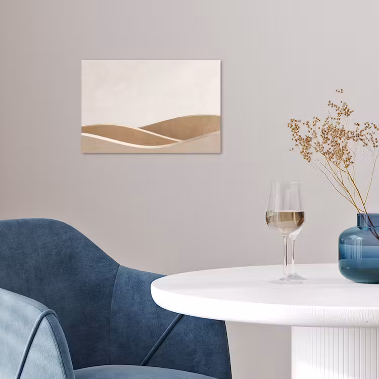 Poster - Abstract - Golven - Modern - Beige — 4