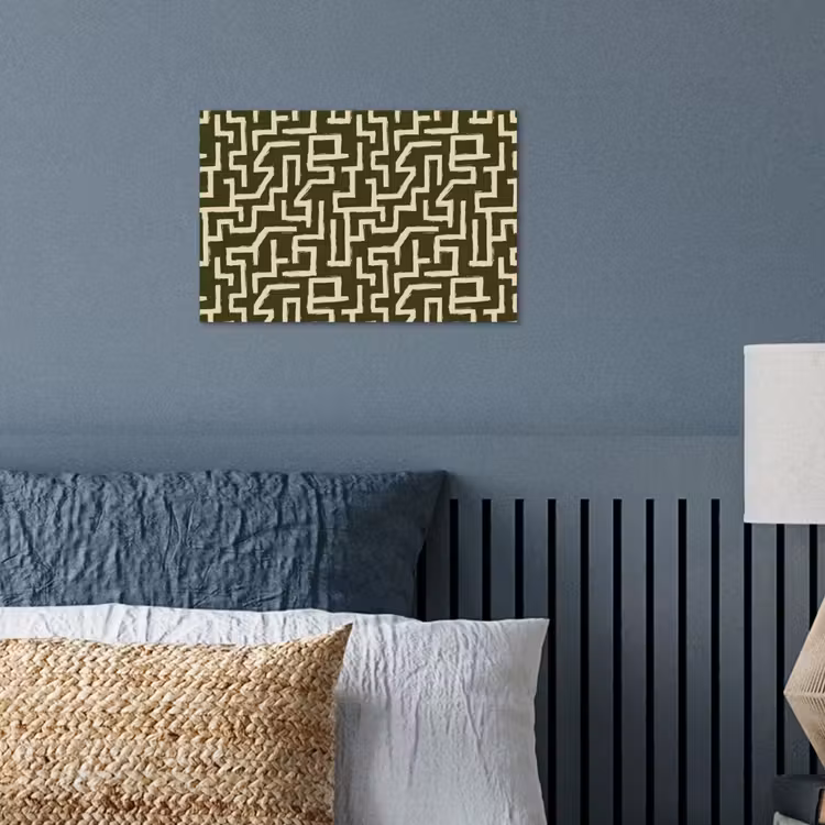 Poster - Abstract - Lijnen - Groen — 3