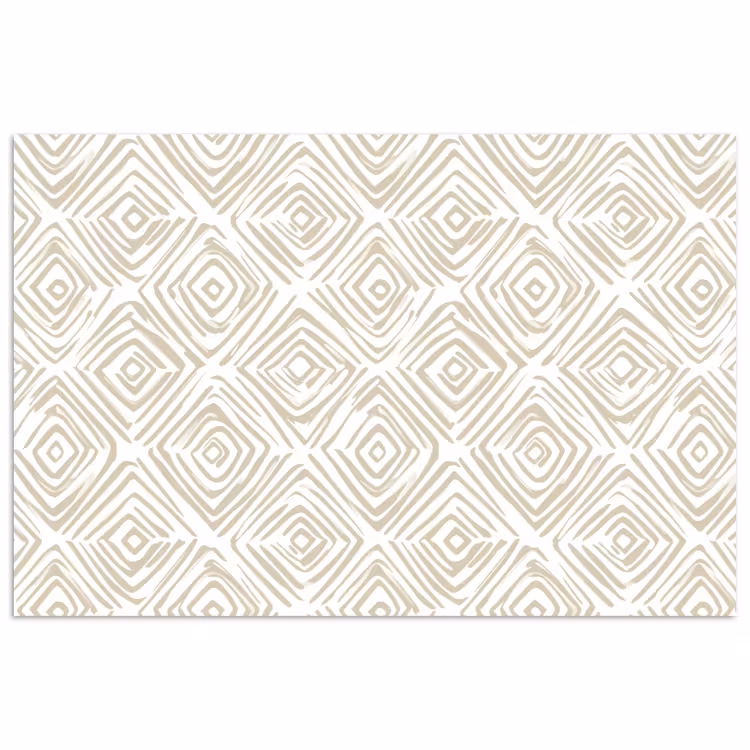Poster - Abstract - Ruit - Beige — 1