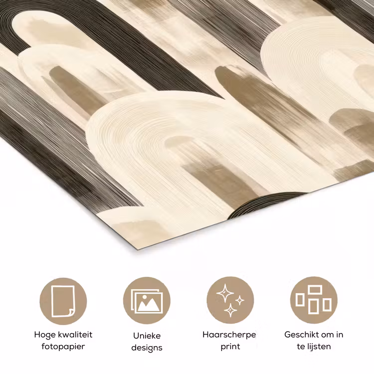 Poster - Abstract - Patroon - Bogen — 5
