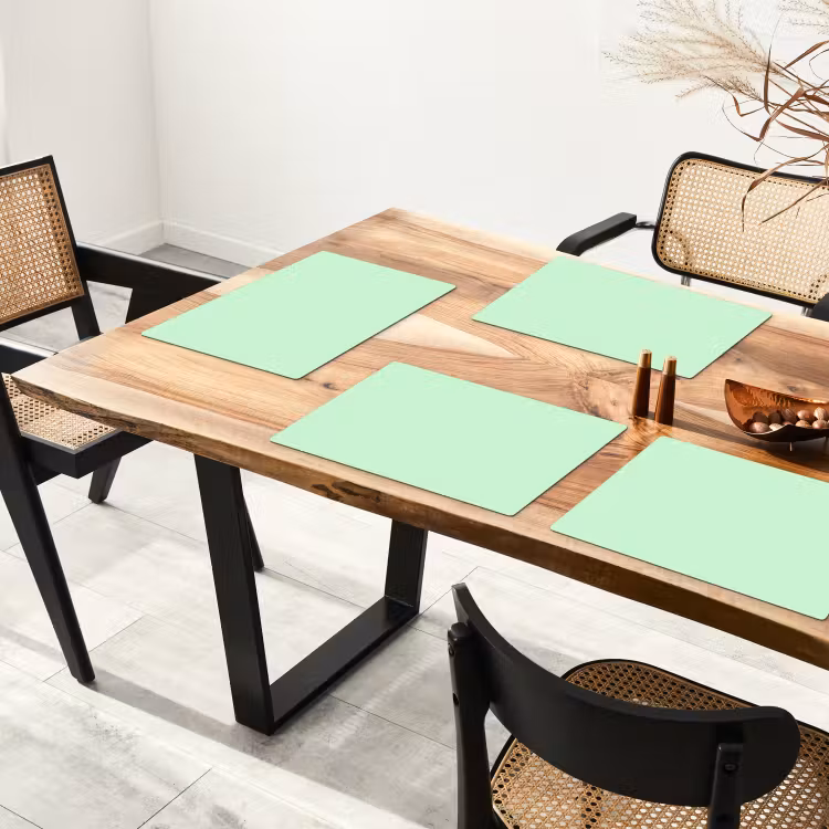 Placemat - 6 stuks - Pale - Mint - Groen — 3