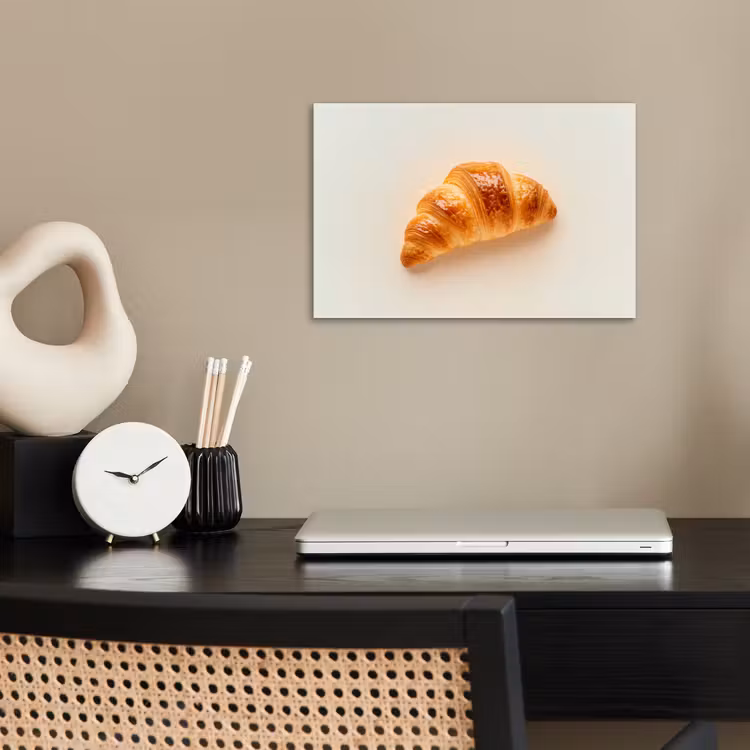 Poster - Croissant - Brood - Beige — 2