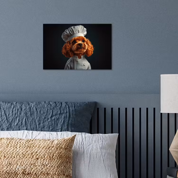 Poster - Bruin - Kok - Hondje — 3
