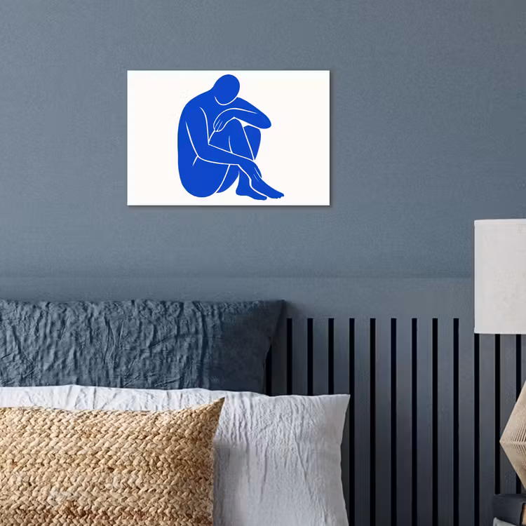 Poster - Lichaam - Abstract - Blauw — 3