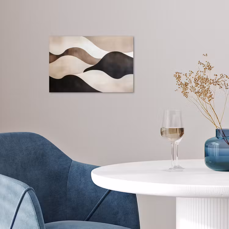 Poster - Golven - Abstract - Beige — 4