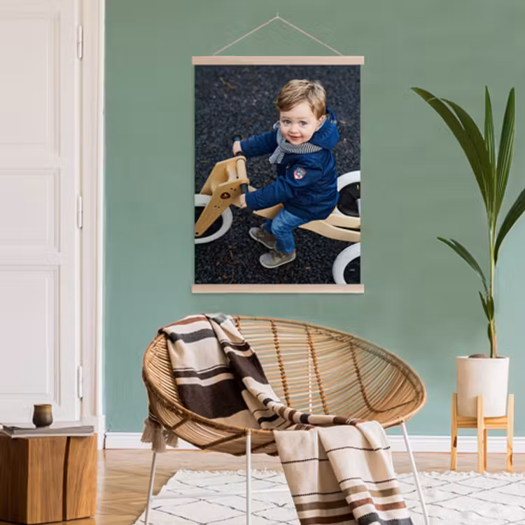 Poster met posterhanger — 2