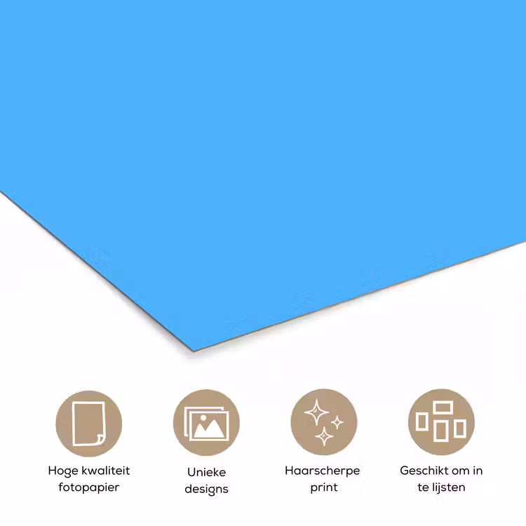Poster - Sky - Blue - Blauw — 5