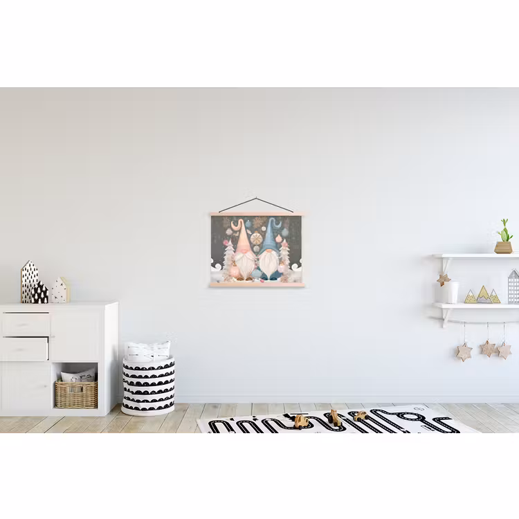 Schoolplaat - Kerst - Gnomen - Pastel — 3