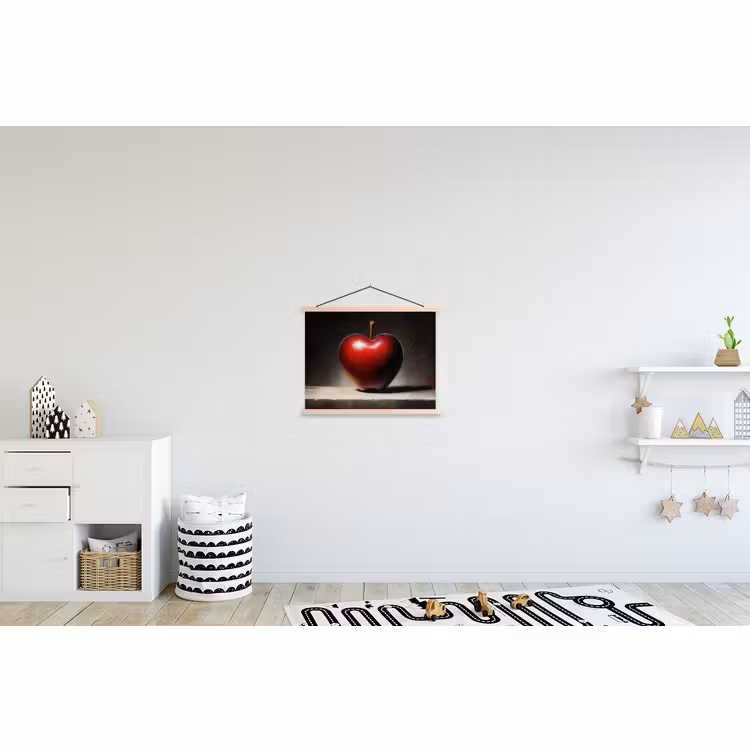 Schoolplaat - Apple - Hart - Rood — 3