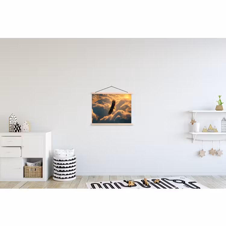 Schoolplaat - Adelaar - Wolken - Zon — 3