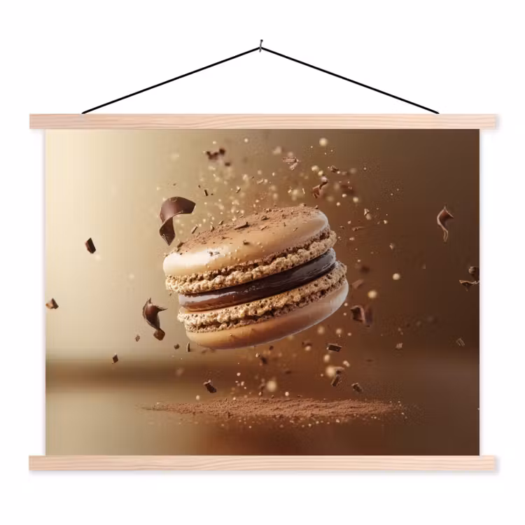 Schoolplaat - Chocolade - Macarons - Eten - Snoep — 1
