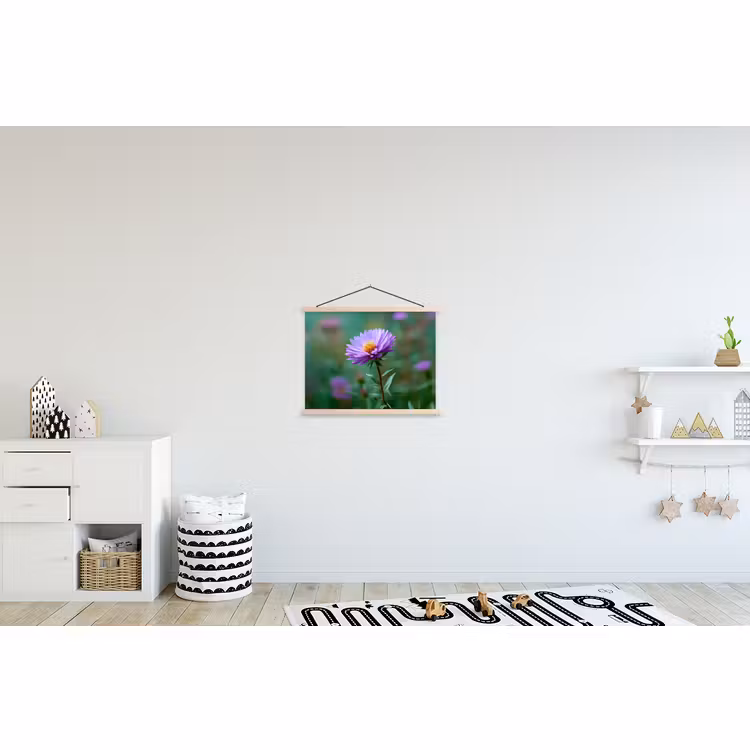 Schoolplaat - Aster - Paars - Bloem - Blaadjes — 3