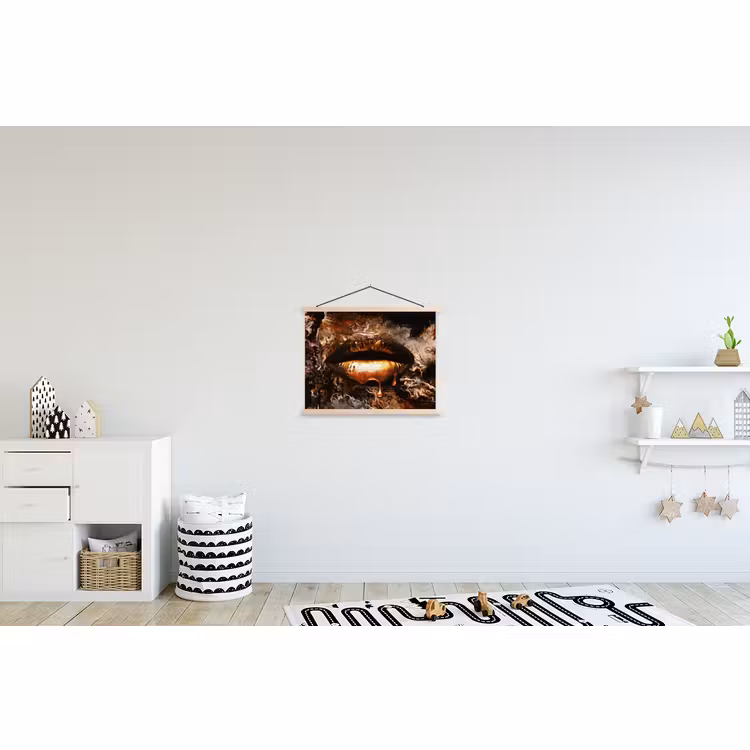 Schoolplaat - Goud - Lippen - Kunst — 3