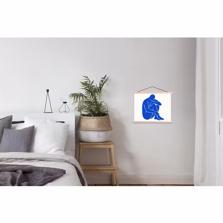 Schoolplaat - Lichaam - Abstract - Blauw — 2