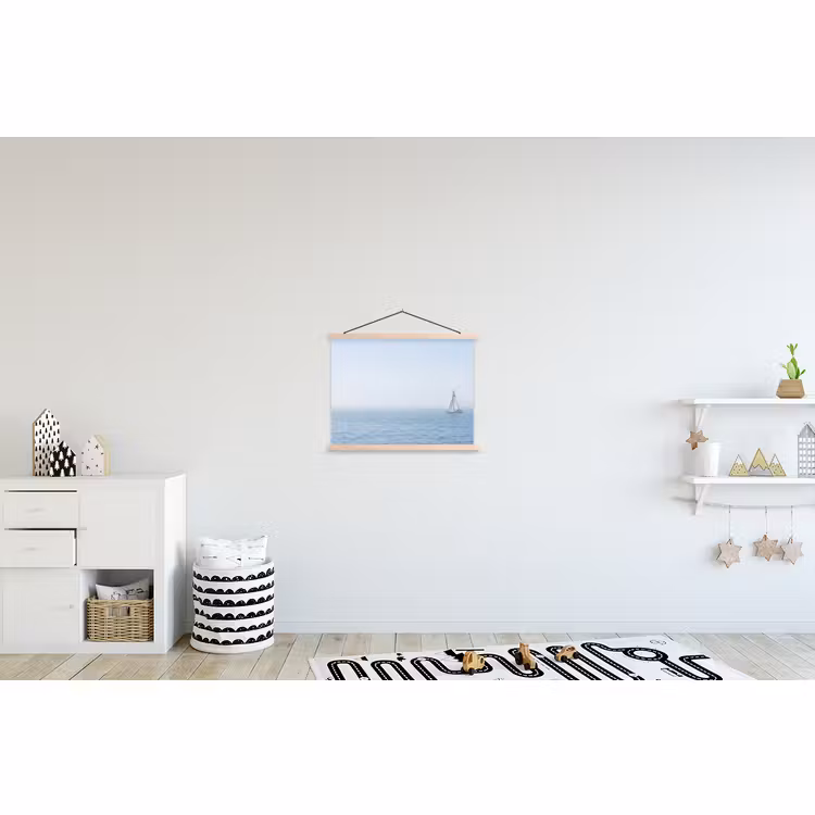 Schoolplaat - Horizon - Zeilboot - Zee — 3