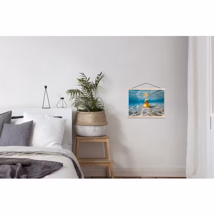 Schoolplaat - Duikbril - Eend - Water — 2