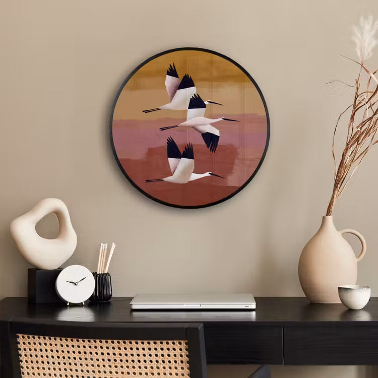 Ronde fotolijst - Vogels - Snavel - Abstract — 3