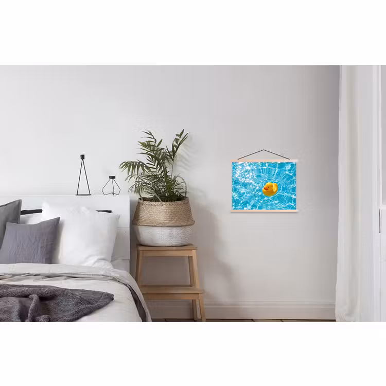 Schoolplaat - Badeend - Dobberen - Blauw — 2