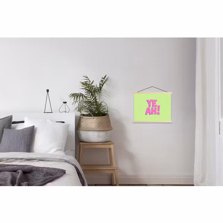 Schoolplaat - Groen - Neon - Quote — 2