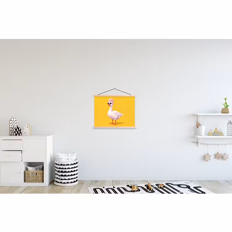 Schoolplaat - Eend - Zonnebril - Geel — 3