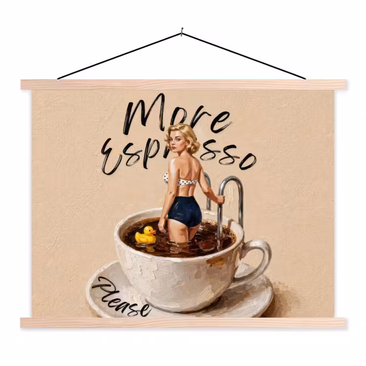 Schoolplaat - More espresso - Koffie - Eend — 1
