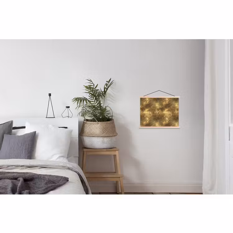 Schoolplaat - Antiek - Metaallook - Goud — 2