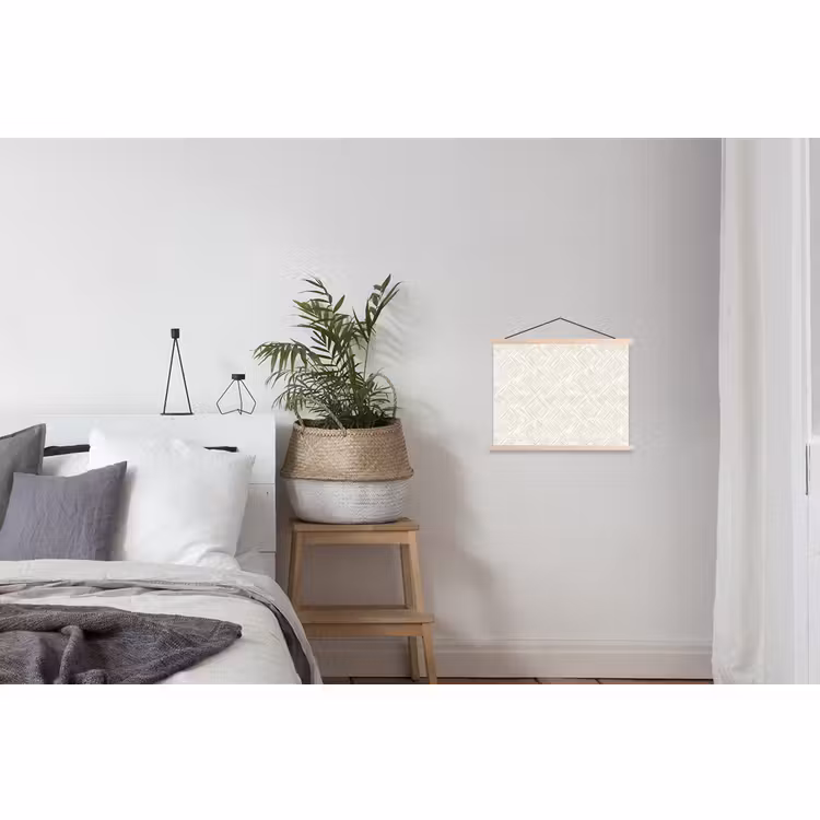 Schoolplaat - Abstract - Ruiten - Beige — 2