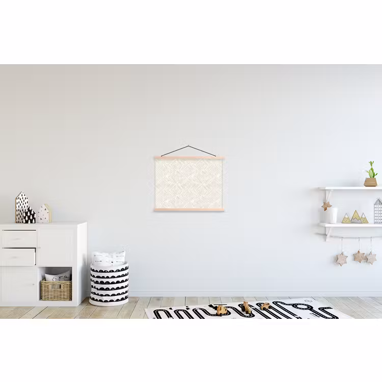 Schoolplaat - Abstract - Ruiten - Beige — 3