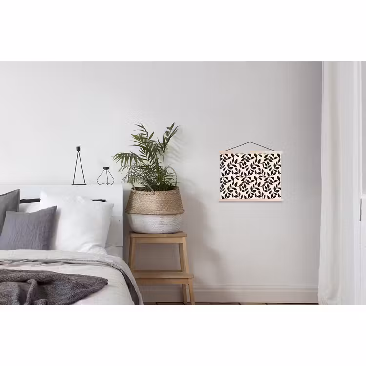 Schoolplaat - Elegant - Patroon - Zwart - Beige — 2