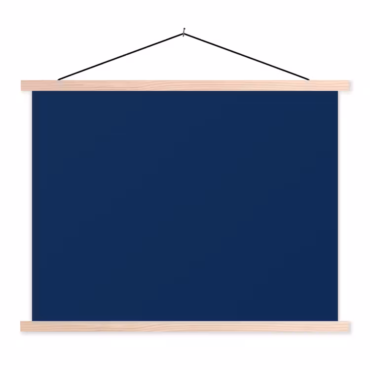 Schoolplaat - Midnight - Navy - Blauw — 1
