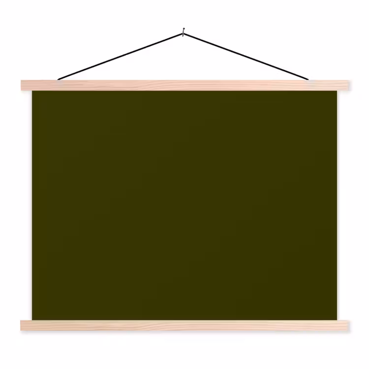 Schoolplaat - Dark  - Olive - Groen — 1
