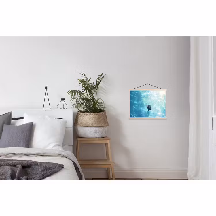 Schoolplaat - Schildpad - Zee - Blauw - Schittering — 2