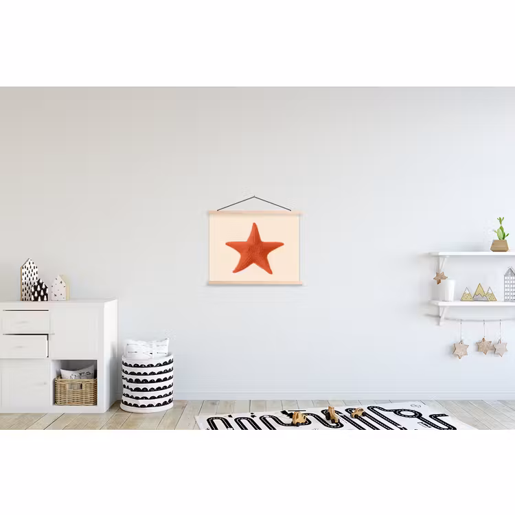 Schoolplaat - Zeester - Bobbels - Rood — 3