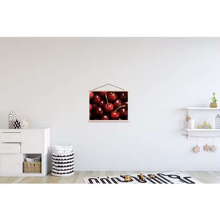 Schoolplaat - Rood - Fruit - Kersen — 3