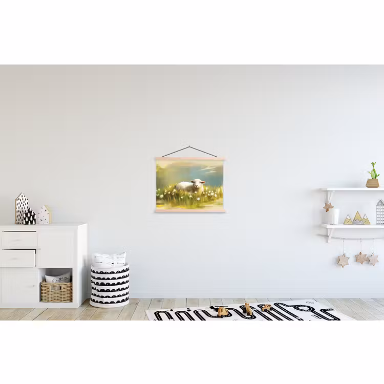 Schoolplaat - Schaap - Weide - Groen — 3