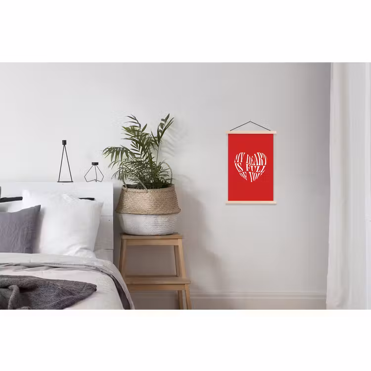 Schoolplaat - Rood - Hart- Tekst - Valentijn — 2