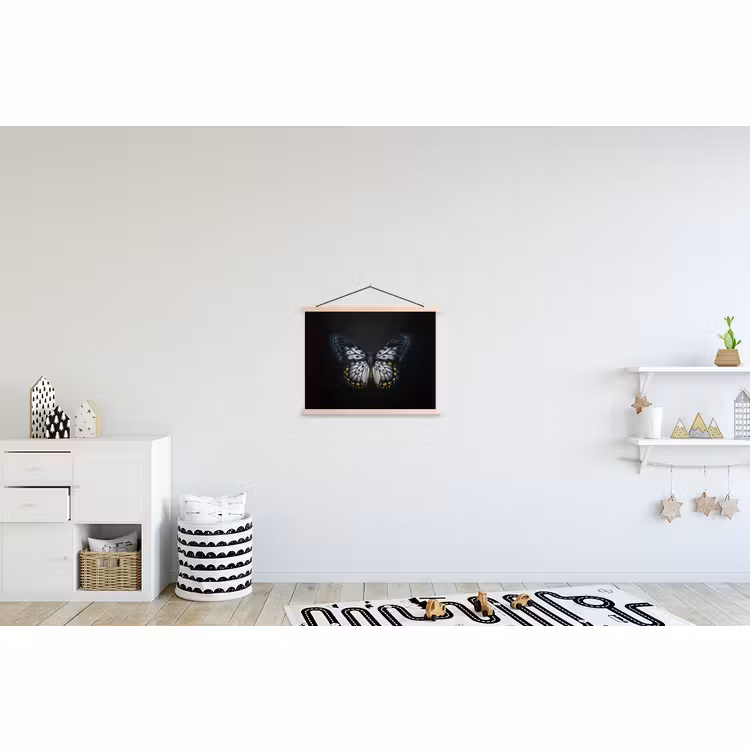 Schoolplaat - Vlinder - Monochroom - Balans — 3