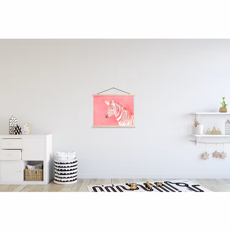Schoolplaat - Zebra - Pink - Verf — 3
