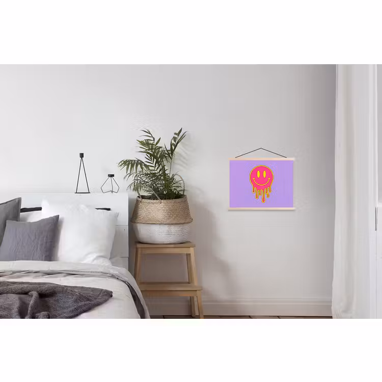 Schoolplaat - Smiley - Drip - Neon — 2