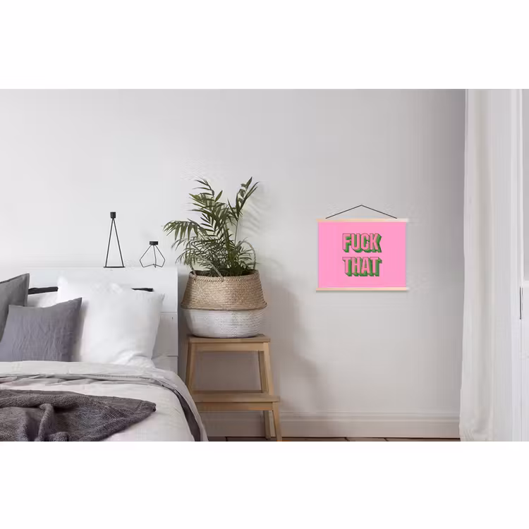 Schoolplaat - Tekst - Bold - Roze — 2