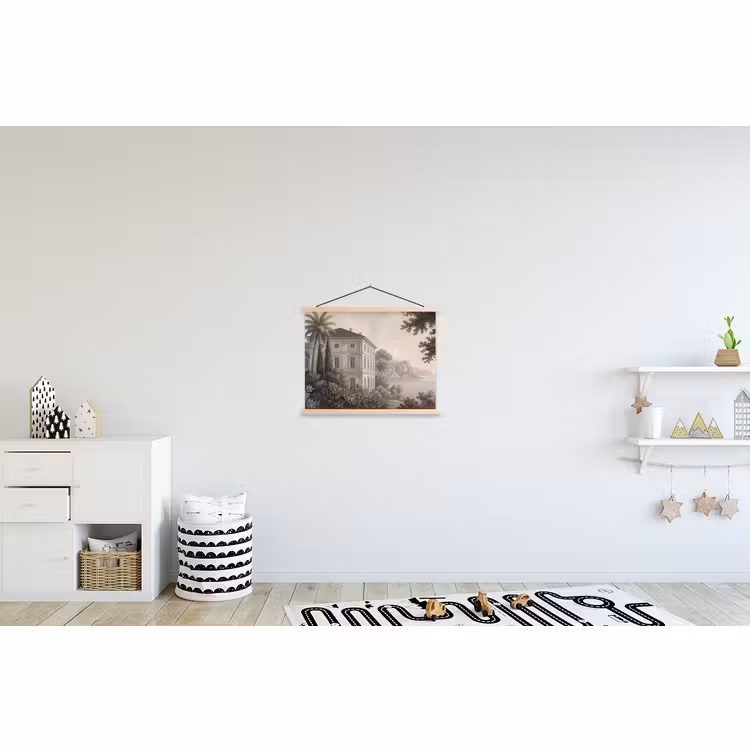 Schoolplaat - Zee - Villa - Beige — 3