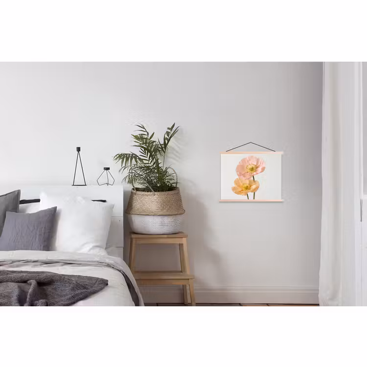 Schoolplaat - Papavers - Botanisch - Roze — 2