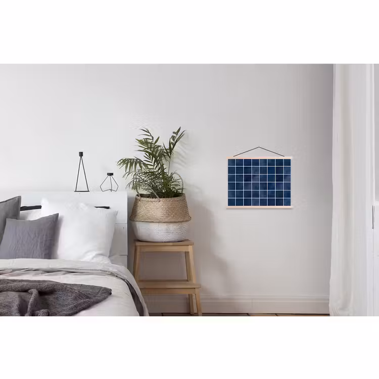 Schoolplaat - Tegel - Modern - Blauw — 2