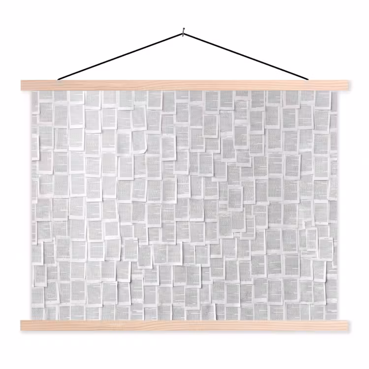 Schoolplaat - Papier - Overlappend - Textuur - Modern - Wit — 1