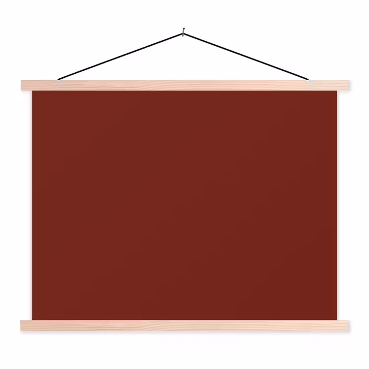 Schoolplaat - Rustic - Terracotta - Rood — 1