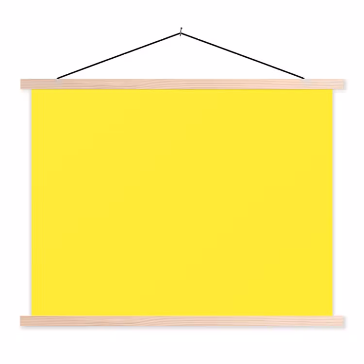 Schoolplaat - Soft - Custard - Geel — 1
